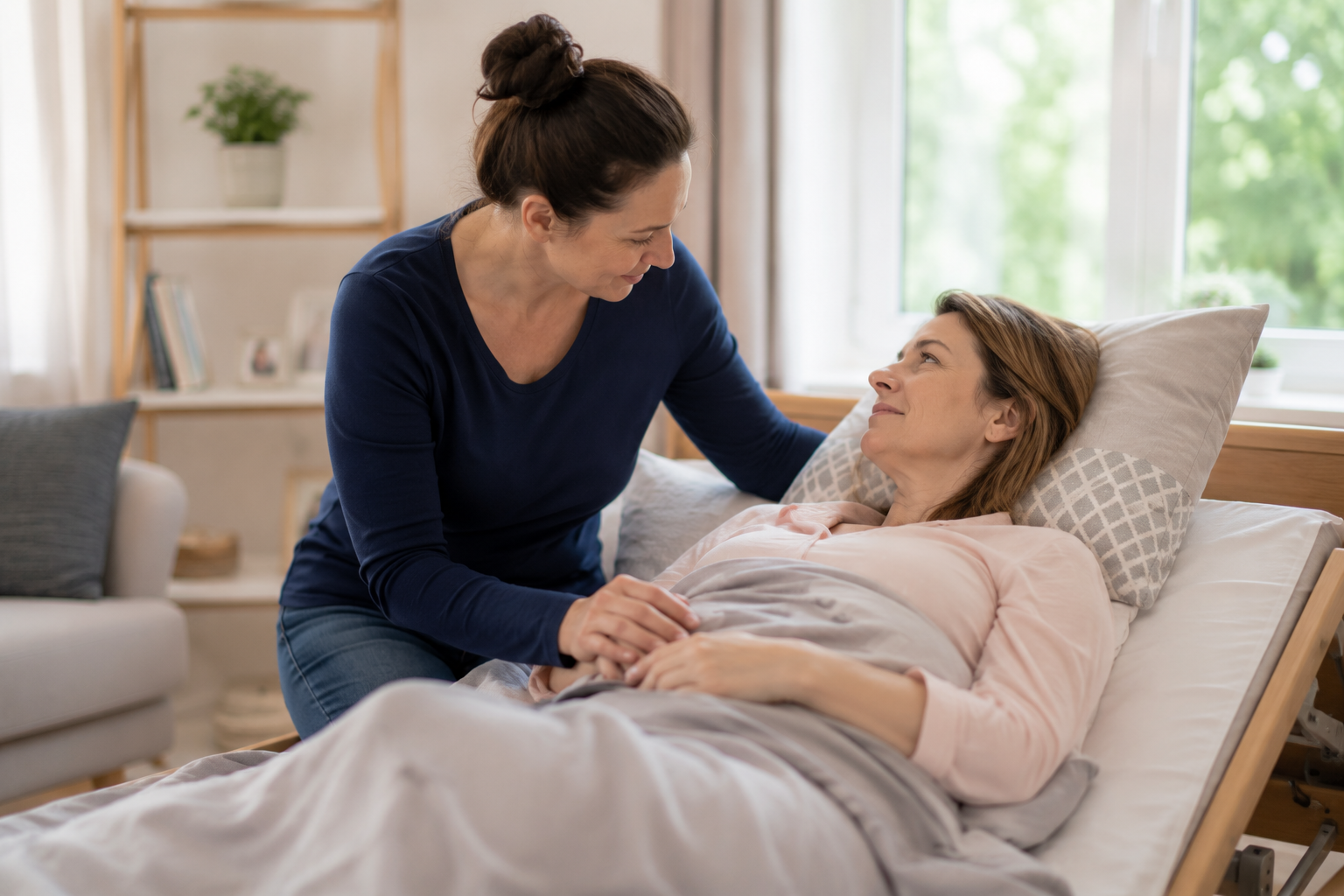 🌼 Pflegeauftrag für eine Seniorin mit Multipler Sklerose und guten Deutschkenntnissen | 2200 EUR